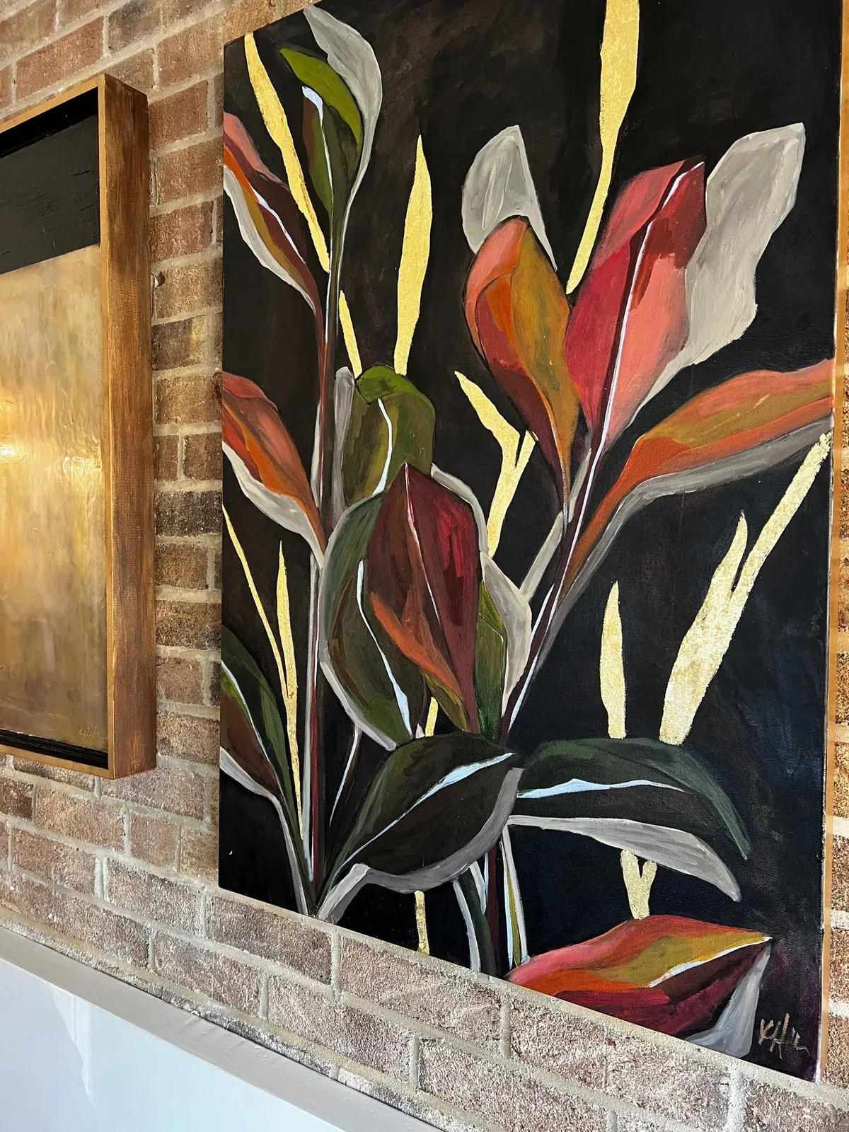 Eclipse Glow, acrylic Art on Canvas, by Kelly Aiken