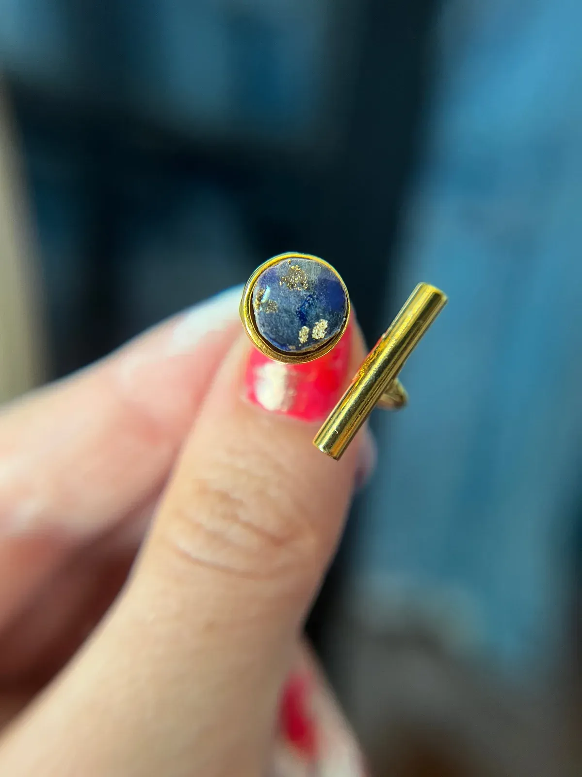 Original Art Ring — Blue Blend, by Kelly Aiken