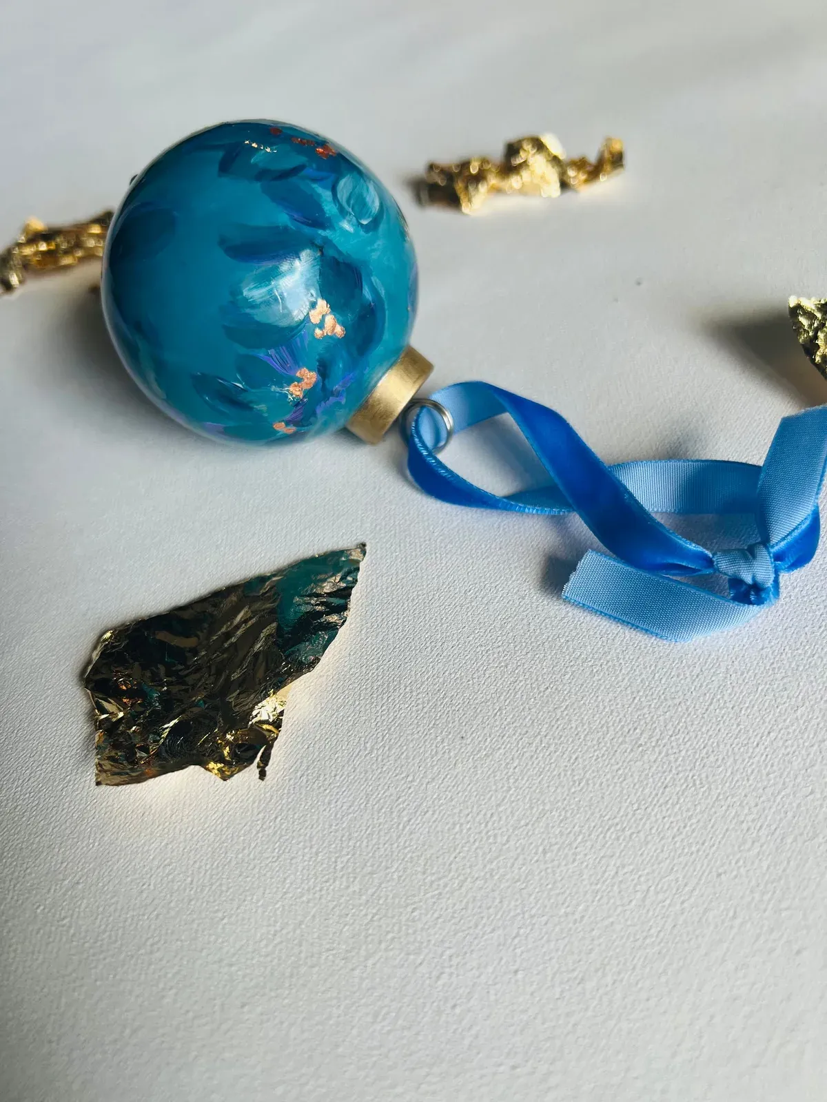 Ornaments — Baby Winter Blues, by Kelly Aiken