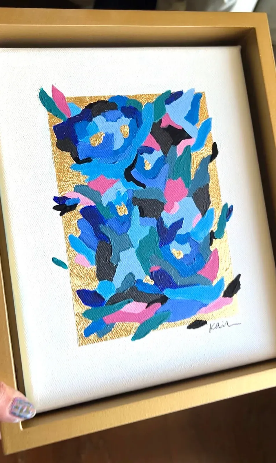 TO GROW 21/40, hand-painted Acrylic on Canvas Original Art, by Kelly Aiken