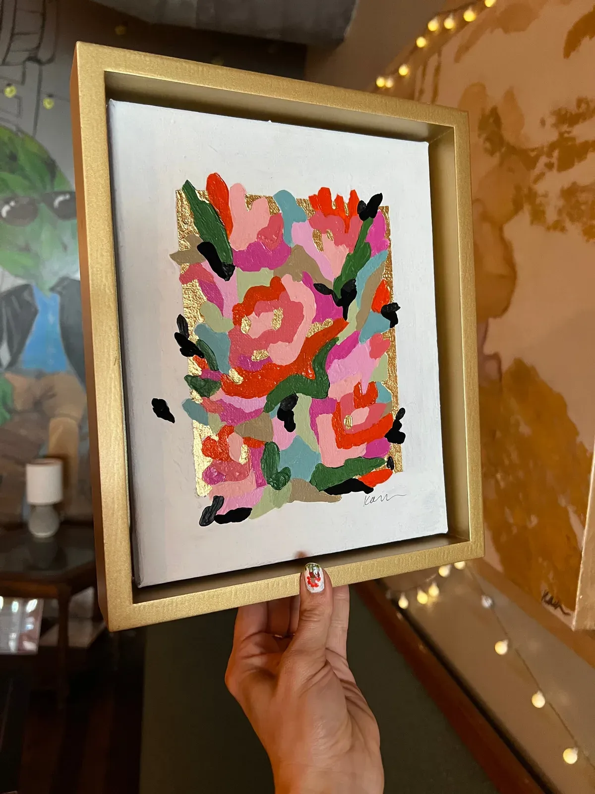 TO GROW 9/40, hand-painted Acrylic on Canvas Original Art, by Kelly Aiken